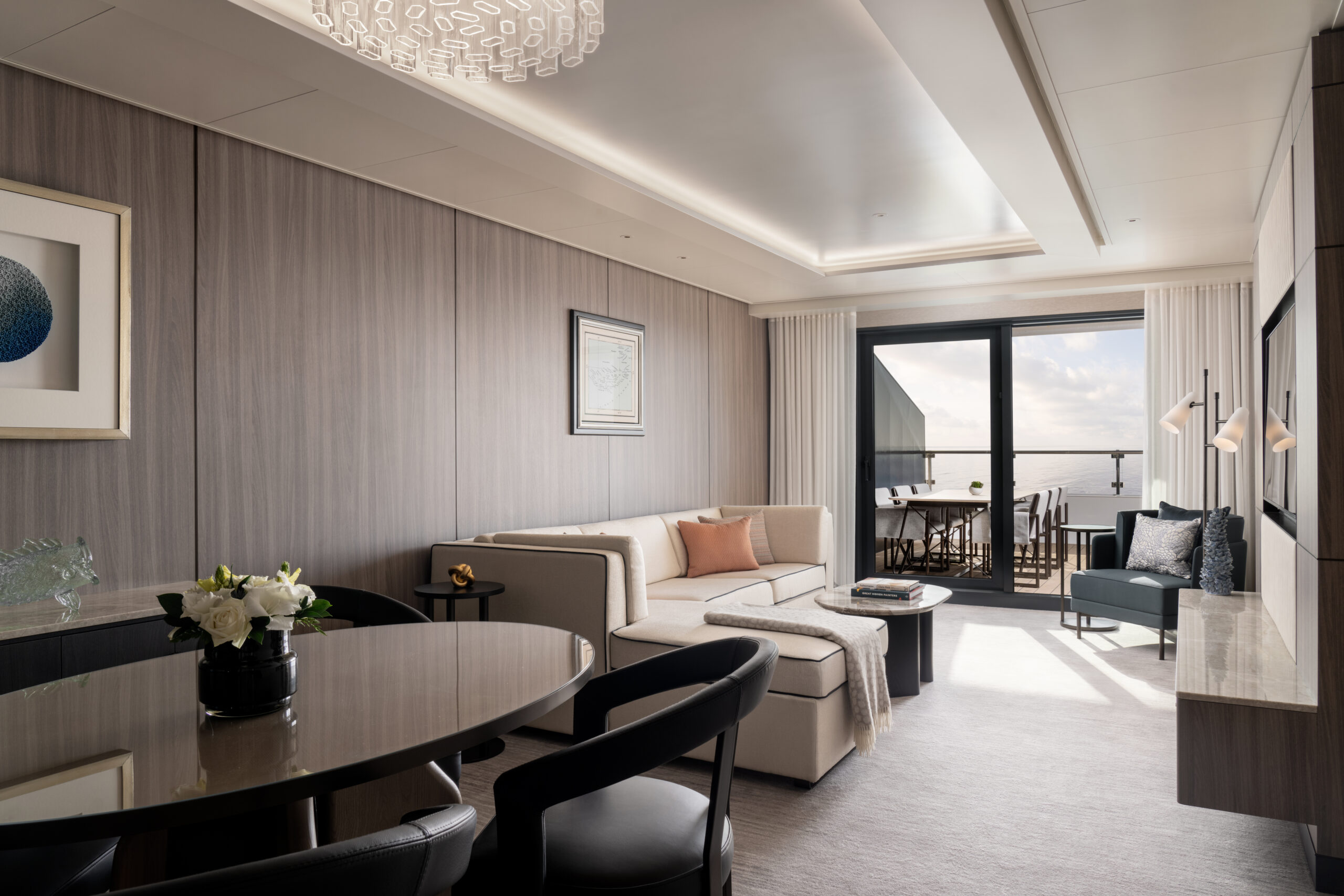 The Concierge Suite aboard Ilma.

Don Riddle; September 2024 Architectural Photoshoot. Content is licensed for worldwide, unlimited, perpetual use.