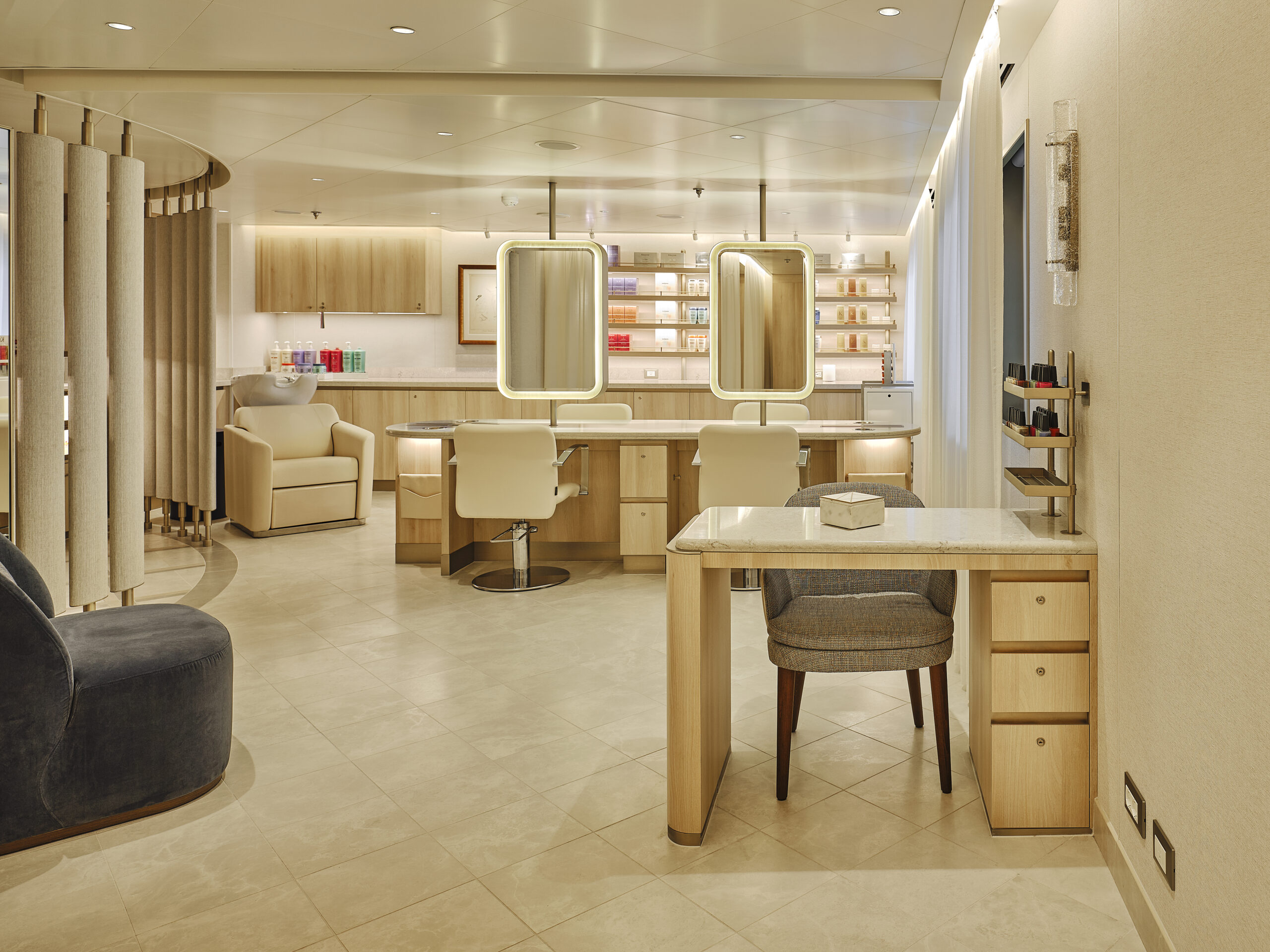 Spa Interiors, Otium, Silver Dawn.